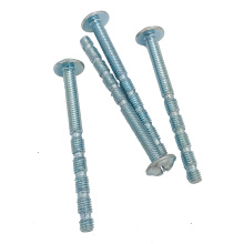 galvanised cross phil pan head step furniture connecting screw for door adjustable screws